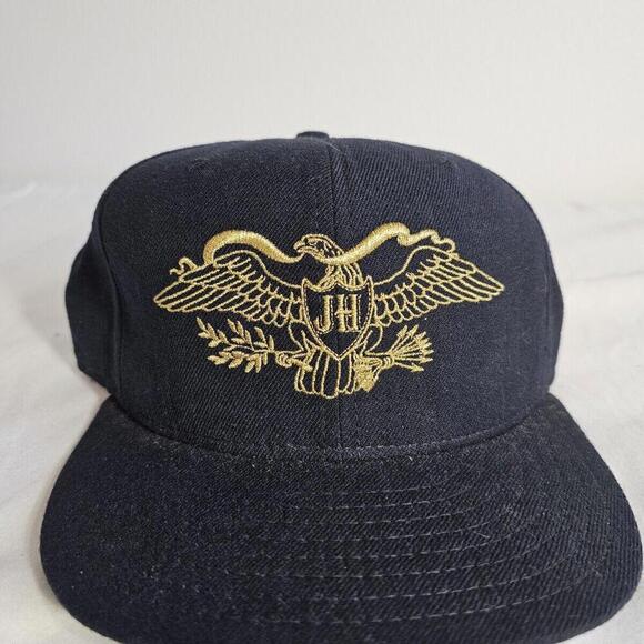 Wool Vintage JH Hat. New Era The 5950 Pro Model 7 1/4 Wool Cap Vtg. Rare Eagle - Picture 12 of 12